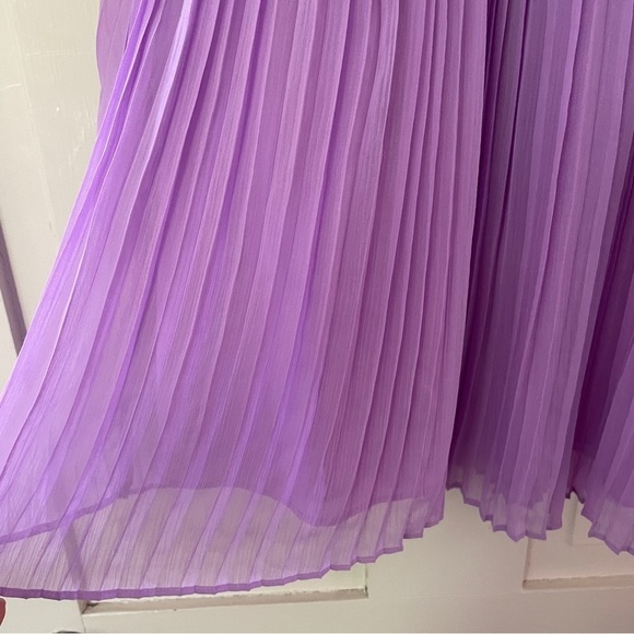 DO+BE Lavender Purple Pleated Strapless Dress - Picture 10 of 16